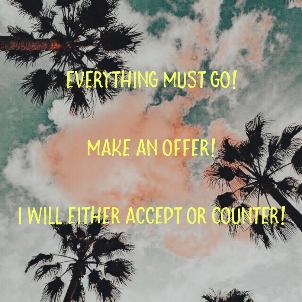 CLOSET CLEAN OUT! MAKE ME AN OFFER!